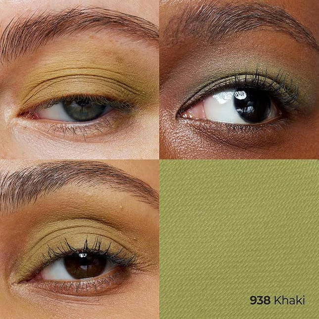 Laka Mono Single Eyeshadow, High Pigment Eye Shadow, Easy Apply, Long Lasting Color, Smooth Blendable Formula, Vegan, K-Beauty (#938 Khaki)