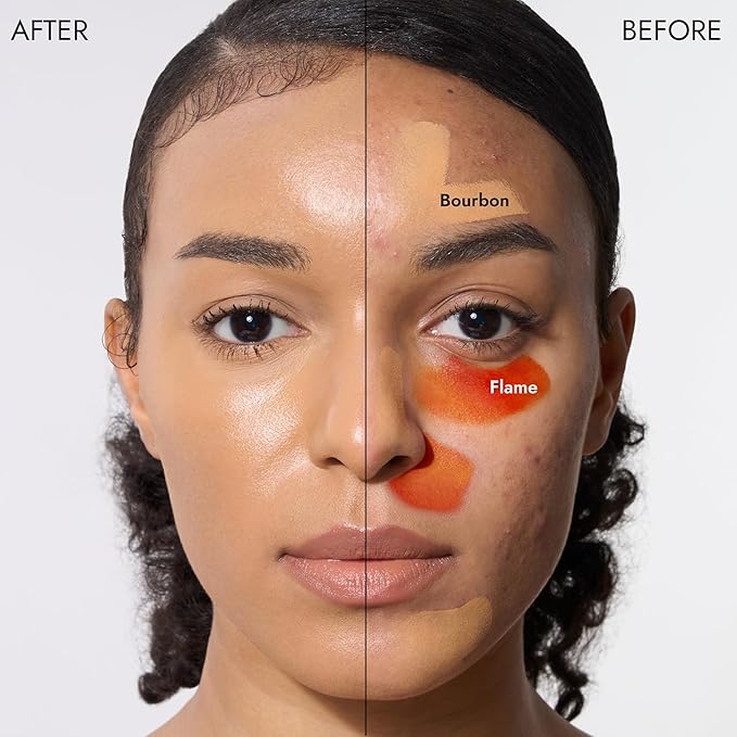 Cover FX Correct Stick Peach Color Corrector Concealer - Bourbon: Neutralize Darkness & Discoloration (Deep to Rich Skin Tones) - Creamy Lightweight Full Coverage