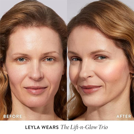LAURA GELLER NEW YORK Geller's Greatest Lift-n-Glow Baked Trio Palette - Highlighter, Blush, Bronzer - All Skin Tones