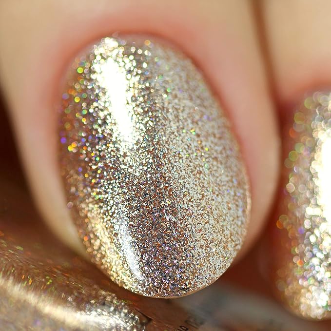 ILNP Mirage - Brilliant Gold Holographic Ultra Metallic Nail Polish