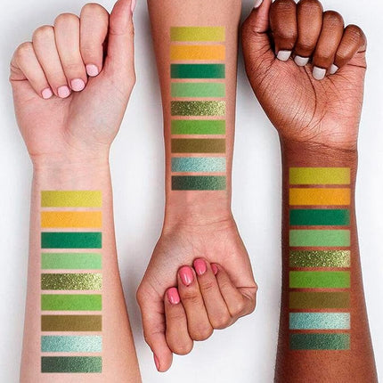 Green Eyeshadow Palette Green Eye Shadow for Women Long Lasting Makeup Pigmented & Ultra Blendable Matte Eyeshadows, 9Green