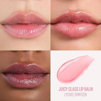 Kaja Juicy Glass Lip Balm | Plumping Lip Gloss Hydrating Lip Balm, Korean Beauty Tinted Lip Care, Moisturizing Lip Products, Nourishing Lip Moisturizer, Radiant Glow | Lychee Spritzer, 0.15 oz