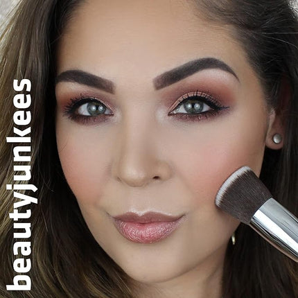 Flat Top Kabuki Foundation Brush - Beauty Junkees Large Dense Synthetic Face Makeup Brushes for Liquid, Cream, Powder Make Up, Buffing, Blending, Stippling Applicator, Brocha Para Base de Maquillaje