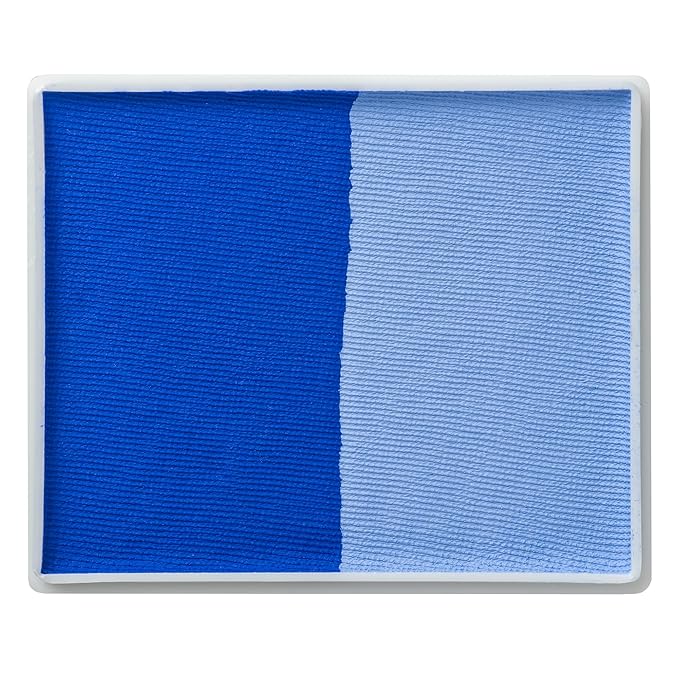 TAG Face and Body Paint - Split Cake 50g - Powder Blue and Royal Blue