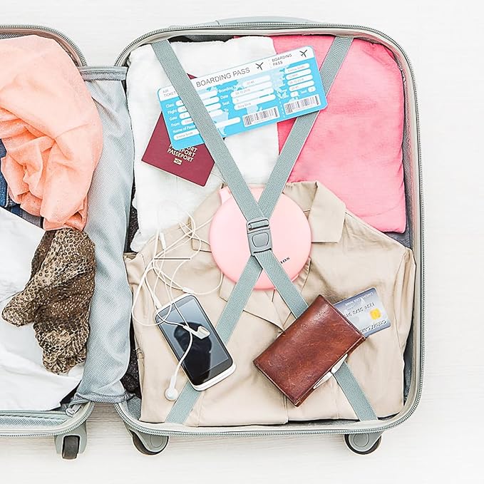 6.3 Inch Folding Rechargeable Double Sided Makeup Mirror with Lights,Travel Portable Magnifying (10x 1x),Magnifying Mirror with Light for Myopia and Makeup Fanatics