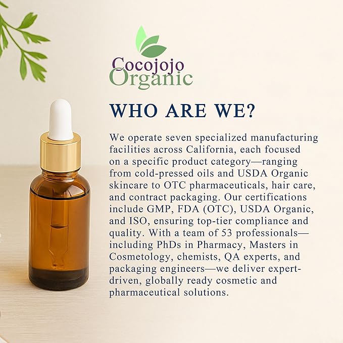 cocojojo Argan Oil Deodorized, Argan Oil for Hair, Hair Treatment, 100% Pure Organic, Oils for Face, Unrefined Unscented Cold Pressed Extra Virgin - 16 Oz