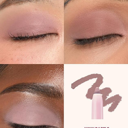 Kaja Eyeshadow - Wink Dazzle 04 Mauve Mirage (Matte) | Glitter, Smudge Proof, Creamy Formula, Vegan, Cruelty-Free, Creamy, Blendable, High Pigmentation Shimmer Stick, Long Lasting, Waterproof