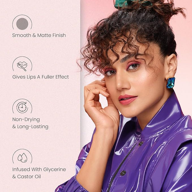 SWISS BEAUTY Bold Matt Lip Liner | Long-lasting |Matte Finish | Non-drying | Shade-06, 1.6gm