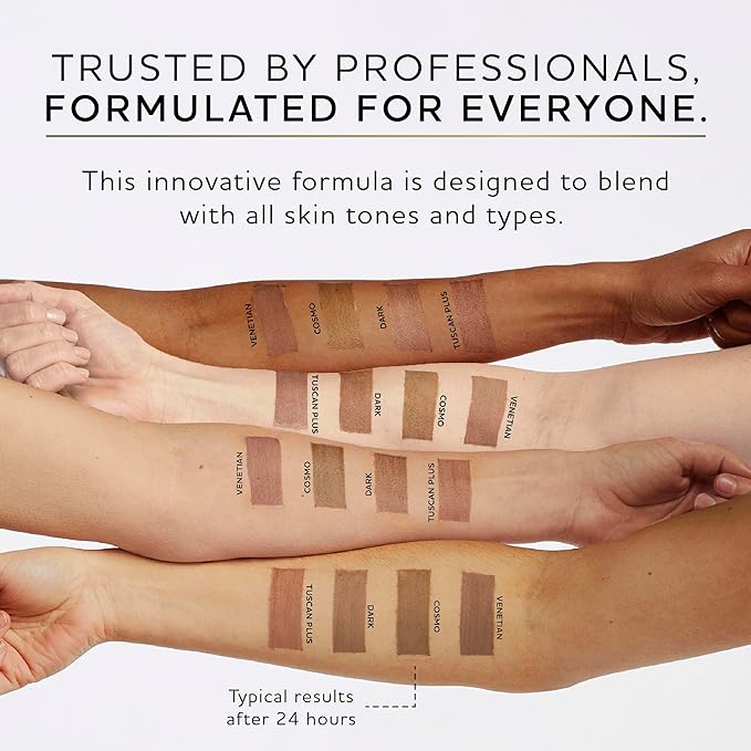 Norvell Sunless Self Tanning Bundle - Venetian Self Tanner Mousse with Bronzer, 8 Fl Oz + Streak-Free Tan Applicator Mitt - Premium Natural Looking Self Tanning Foam and Washable Self Tan Mitt