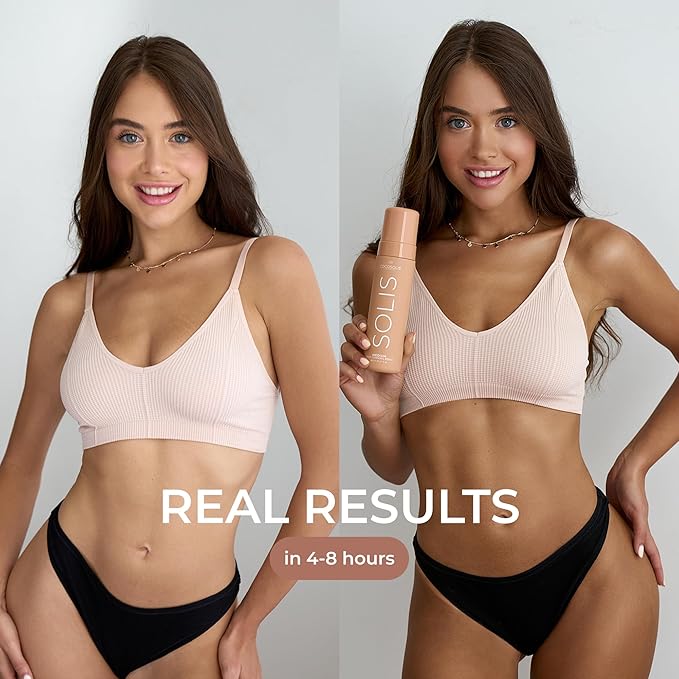 COCOSOLIS SOLIS medium self-tanning lotion for face and body, mousse for a rich, natural and long-lasting tan, with plant-based DHA (200 ml)