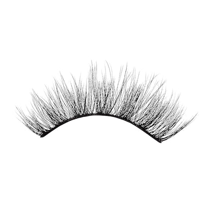 KISS Lash Couture LuXtensions Collection False Eyelashes, Flat Lash Technology, Super Slim Lash Band, Real Lash Extension Fibers, Reusable, Style ‘Cashmere’, 14mm, 1 Pair Strip Lashes