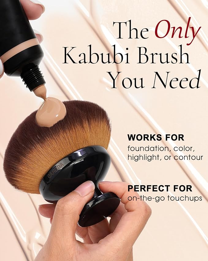 Ultra Large Body Makeup Brush For Self Tanner, Self Tan Back Applicator, Kabuki Brush For Bronzers Blend Self Tanning Applicator, Beauty Supreme Cream Liquid Foundation Brush for Face Leg Makeup