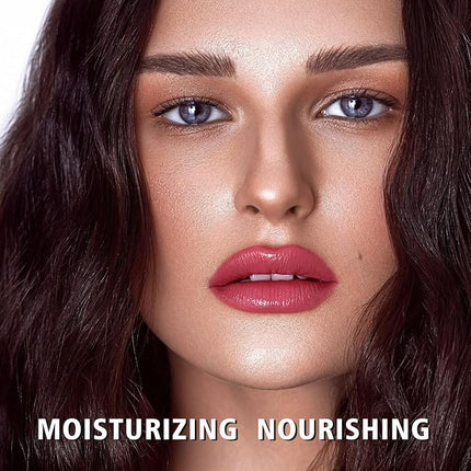 MAKI YIKA 3Pc Moisture Lipsticks for Women Pink Purple Berry Lipstick Hydrate Tinted Lip Balm for Dry Cracked Lips Glossy Lip Color, MA62/65/57