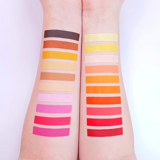 Pro Face & Body Paint Cake Pots by Moon Creations - Apricot - Professional Water Based Face Paint Makeup for Adults, Kids - 1.26oz