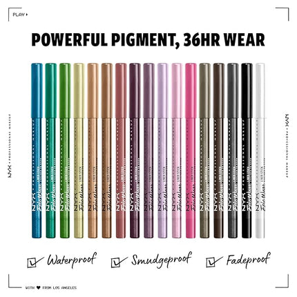 NYX PROFESSIONAL MAKEUP Epic Wear Liner Stick, Long-Lasting Eyeliner Pencil - Emerald Cut