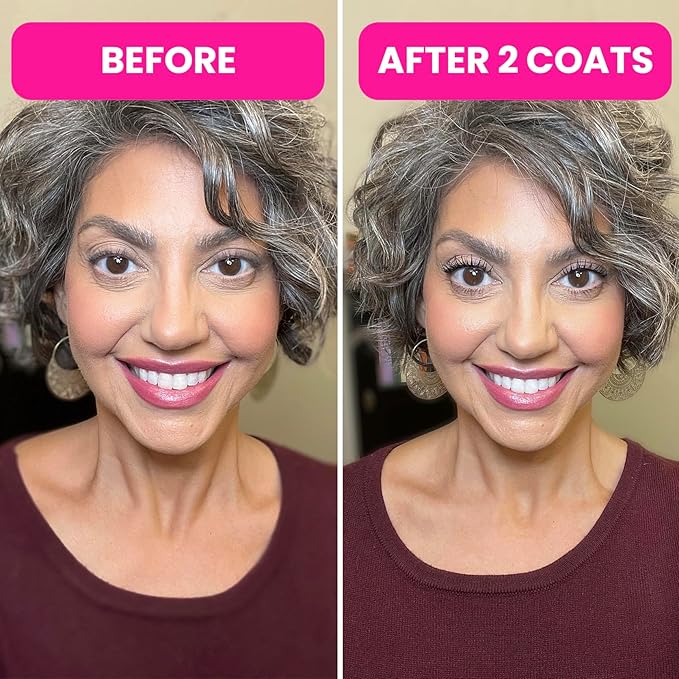 PrimeLash Mascara for Older Women – Volumizing, Incredible Length in 2 Coats – Long-Stay, Zero Clumps, Hypoallergenic (Blue)