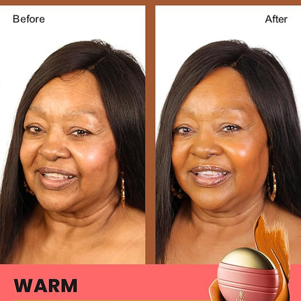 Konfident Glow Skin Tint – Spice Spirit Hydrating Oil-Free Glass-Skin Foundation, Buildable Light-to-Medium Coverage, 30 ml – Inclusive Clean Makeup for Radiant Confidence