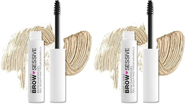 wet n wild Brow-Sessive Eyebrow Shaping Makeup Gel Blonde (Pack of 2)