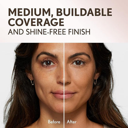 Covergirl Clean Invisible Pressed Powder, Lightweight, Breathable, Vegan Formula, Warm Nude 158, 0.38oz