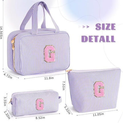 Christmas Gifts for Teenage Girls Birthday Gift for Girls Toiletry Bag Makeup Bag Cosmetic Bag Teacher Gifts for 3 4 5 6 7 8 9 10 11 12 13 Year Old Girl Gift for Women - Lavender G