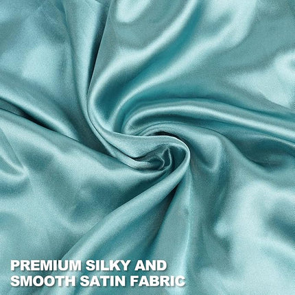 CHORHA Satin Sleep Cap, Double-Sided Adjustable Bonnet Cap (GREEN)