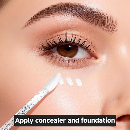 100PCS Glitter Crystal Lip Brush, Disposable Lip Brushes Lip Gloss Applicators Lipstick Gloss Wands Applicator Perfect Makeup Tool Kits (Black)