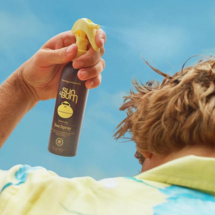 Sun Bum Sea Spray | Texturizing and Volumizing Sea Salt Spray | UV Protection With a Matte Finish | Medium Hold | For All Hair Types | 6 FL OZ Bottle | Texturizing, Volumizing, UV Protection, Matte Finish, All Hair Types, 6 FL OZ