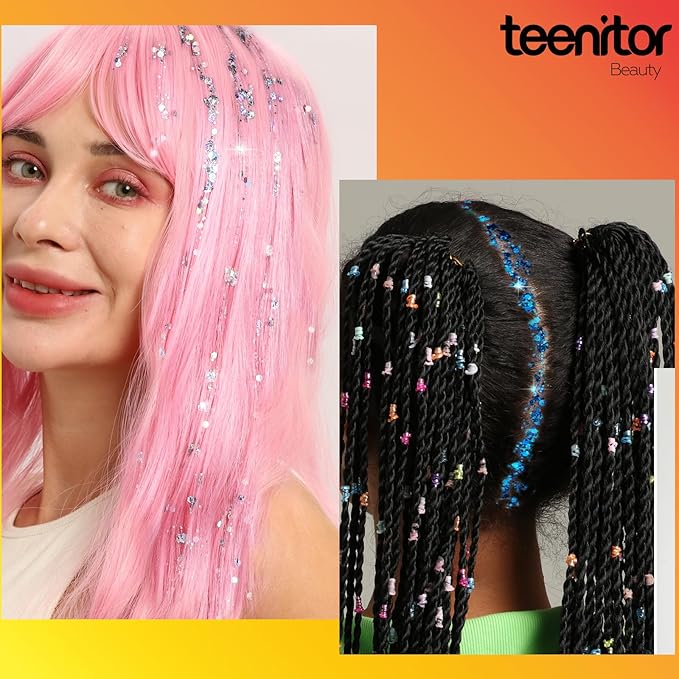 Teenitor Face Glitter Makeup Festival Body Glitter Gel, 12 Colors Face and Body Glitter Gel, Hair Glitter, Glitter for Body Makeup