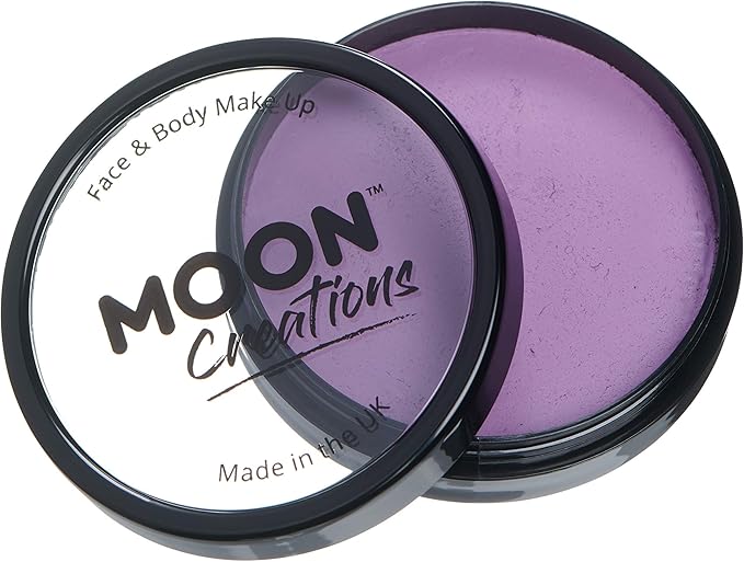 Pro Face & Body Paint Cake Pots by Moon Creations - Wild Berry - Professional Water Based Face Paint Makeup for Adults, Kids - 1.26oz