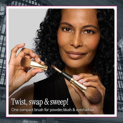 LAURA GELLER NEW YORK Gellers Greatest Kit - Baked Face & Eye Palette New York Minute + 4-in-1 Travel Makeup Brush