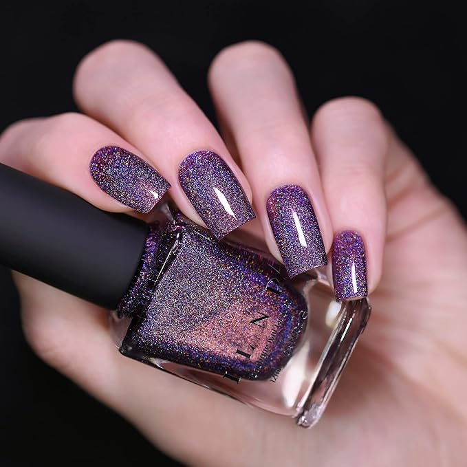 ILNP First Dance - Stunning Deep Plum Ultra Holo Nail Polish