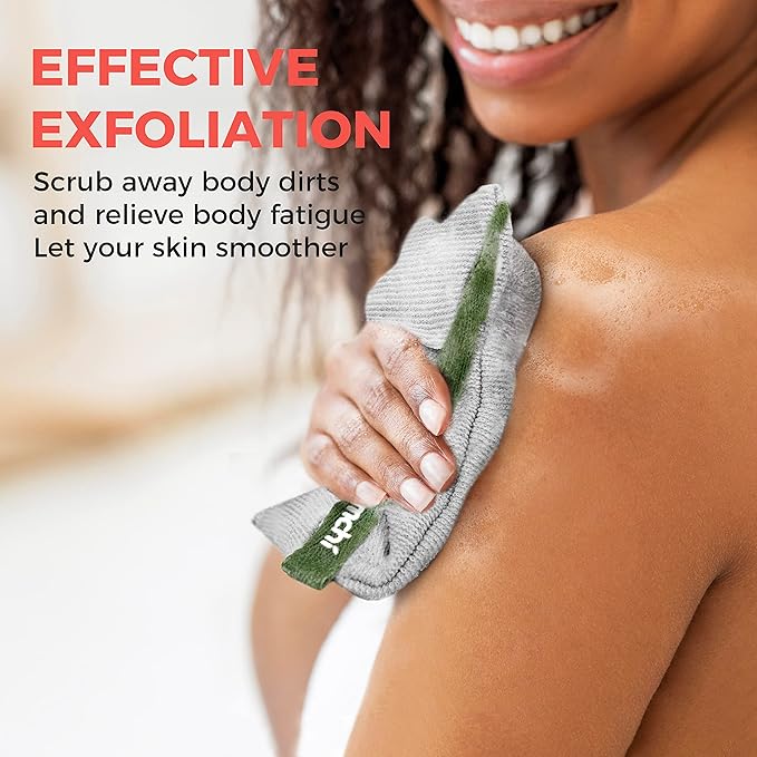 ZOMCHI 2 Pieces of Soap Bags with Gentle Roughness, Soap Savers for Bar Soap, Body Scrubbers for Use in Shower, Soap Exfoliating Bag