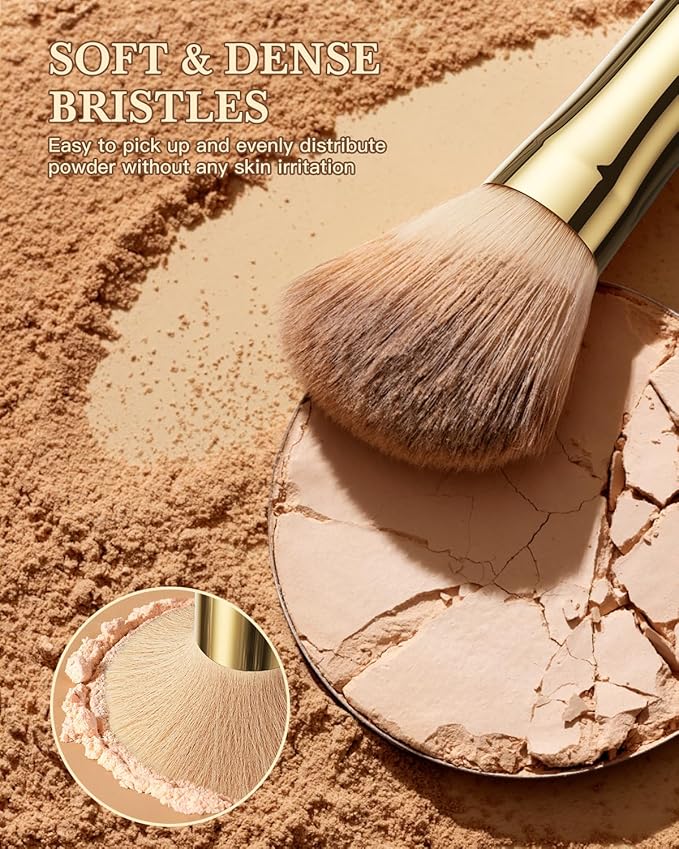 Makeup Brushes Set Professional BESTOPE PRO - 18 Pcs,Double Ended Foundation Concealer Blush Eyeshadow Contour Eyeliner Face Makeup Brush Set,Blending Brush For Makeup With Case Travel,White