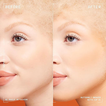 NYX PROFESSIONAL MAKEUP Matte Buttermelt Bronzer, Longwear Face Makeup with Up to 12 Hours of Wear, Vegan Formula - Butta Cup (Light Neutral)