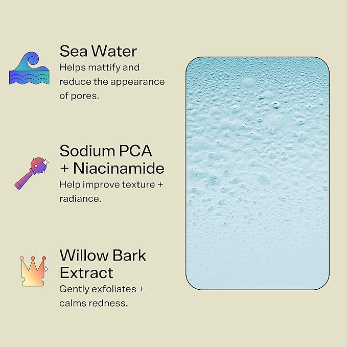 Bubble Skincare Slam Dunk Face Moisturizer (50ml) + Fresh Start Gel Cleanser (125ml) + Bounce Back Balancing Facial Toner Mist (55ml)