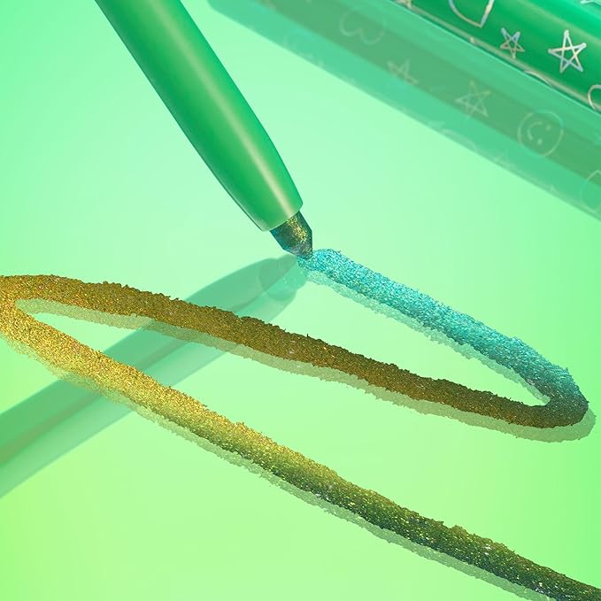 ColourPop Crème Gel Waterproof Chrome Eyeliner - 18HR Wear, Ultra-Pigmented Eyeliner Pencil with Matte & Metallic Finishes - Smudge-Proof, Vegan & Cruelty-Free - Wild Idea (0.01 oz)