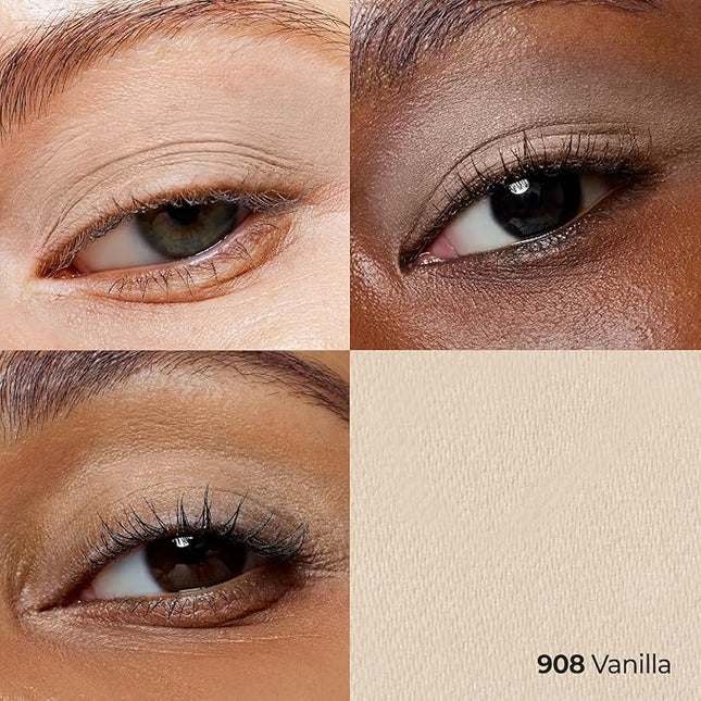 Laka Mono Single Eyeshadow, High Pigment Eye Shadow, Easy Apply, Long Lasting Color, Smooth Blendable Formula, Vegan, K-Beauty (#908 Vanilla)