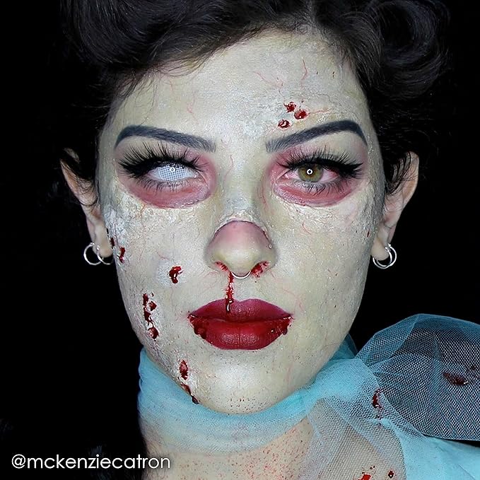 Mehron Makeup Liquid Latex | SFX Makeup | Halloween | Latex Glue for Skin | Prosthetic Glue 4.5 fl oz (133 ml) (Zombie Flesh)