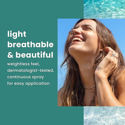 Hawaiian Tropic Sunscreen Spray SPF 70 | Weightless Hydration | Clear Spray | Oxybenzone Free | 6oz