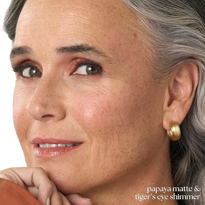 Julep Eyeshadow 101 Cream-to-Powder Waterproof Shadow Stick – Papaya Matte – Long-Lasting, Crease-Proof, Soft Peachy-Orange Matte Cream Eyeshadow with Built-in Smudger