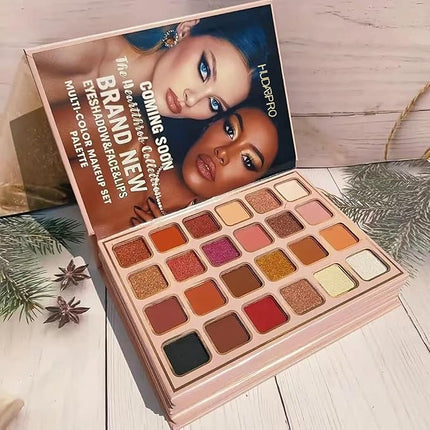 K'APEINE Foldable Makeup Palette, 5-in-1 Face, Eyes & Lips | Contour, Blush, Highlighter, Eyeshadow | Long-Lasting & Travel-Friendly Multipurpose Makeup Kit Eyeshadow Palette for Women