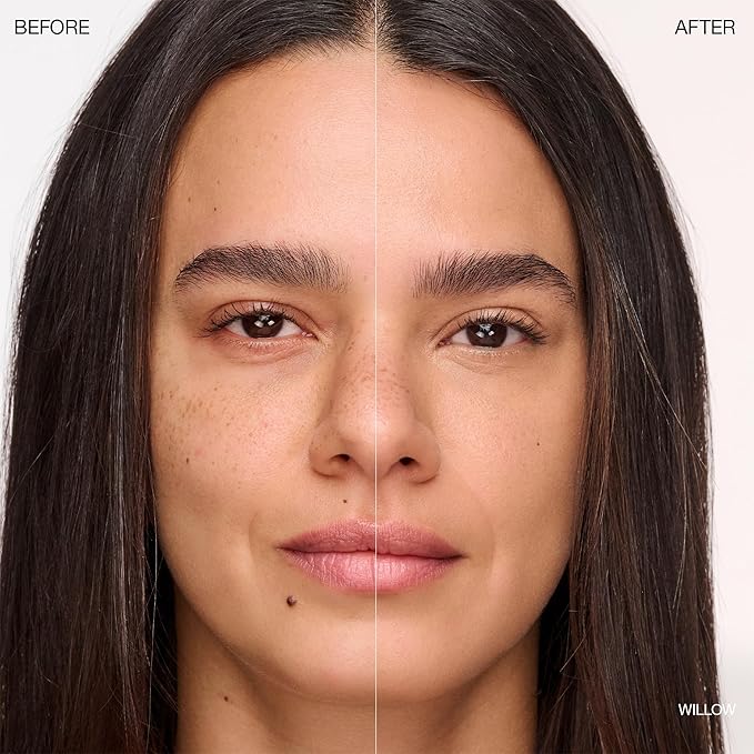 Ogee Complexion Perfecting Under Eye Concealer - Certified Organic Full Coverage Concealer - Buildable Coverage - WILLOW 3.00C - Light Medium (Peach Undertones)