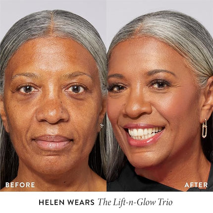 LAURA GELLER NEW YORK Geller's Greatest Lift-n-Glow Baked Trio Palette - Highlighter, Blush, Bronzer - All Skin Tones