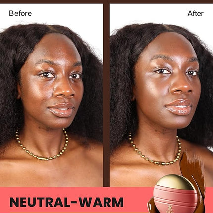 Konfident Glow Skin Tint – Rich Radiance Hydrating Oil-Free Glass-Skin Foundation, Buildable Light-to-Medium Coverage, 30 ml – Inclusive Clean Makeup for Radiant Confidence