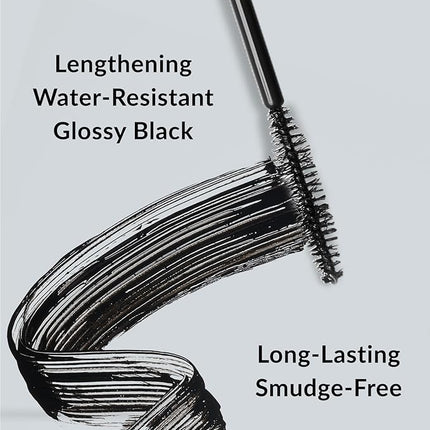 DHC Mascara Perfect Pro Double Protection, Water Resistant Lengthening Mascara, Tubing Technology, All-day wear, Black