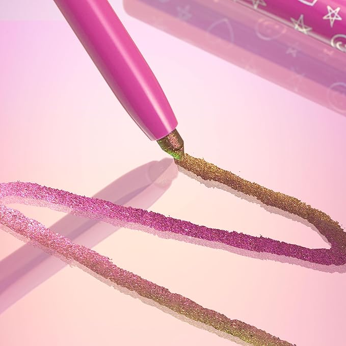 ColourPop Crème Gel Waterproof Chrome Eyeliner - 18HR Wear, Ultra-Pigmented Eyeliner Pencil with Matte & Metallic Finishes - Smudge-Proof, Vegan & Cruelty-Free - Pixie (0.01 oz)