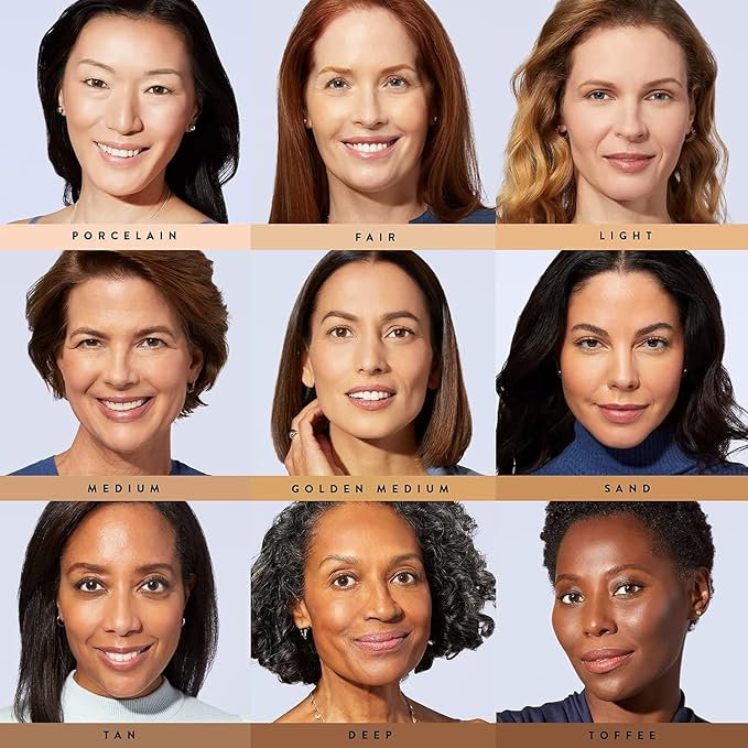 LAURA GELLER NEW YORK Award-Winning Baked Balance-n-Brighten Color Correcting Powder Foundation - Light - Buildable Light to Medium Coverage - Demi-Matte Natural Finish