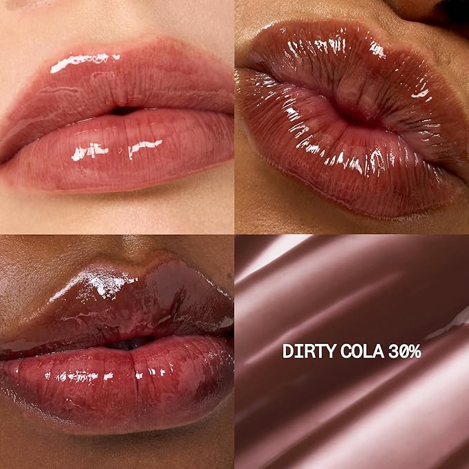 3D Voluming Gloss 30% (Sheer) | High Shine, Non-Sticky Lip Gloss for Makeup | Long-Lasting, Moisturizing Gel Formula – Dirty Cola 30% | 30% & 70% Pigment Options | 5.3g