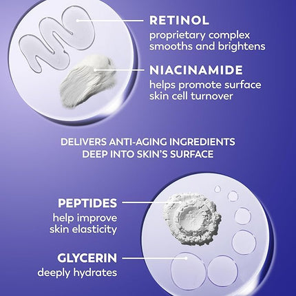 Olay Regenerist Radiance Retinol Face Moisturizer: Smooth & Renew Cream for Women - Fragrance-Free, Anti-Aging, Anti-Wrinkle, Tightening & Brightening - 2 Oz