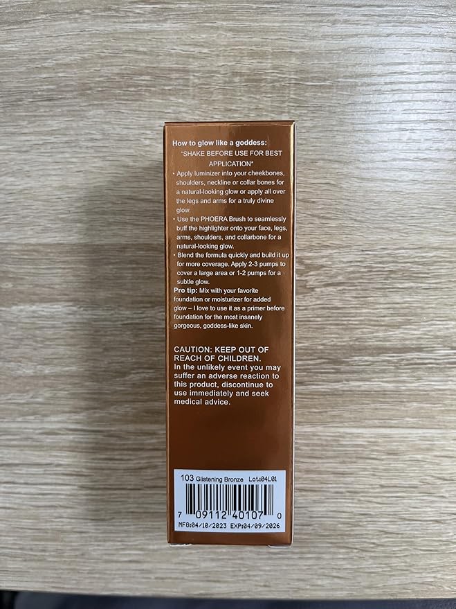 Body Shimmer Oil, Sparkle Pink Natural Glow Luminizer, Long Lasting Waterproof Moisturizing Liquid Illuminator Highlighter Makeup for a Sun-Kissed Glow, Brush Include, 1oz, Fair